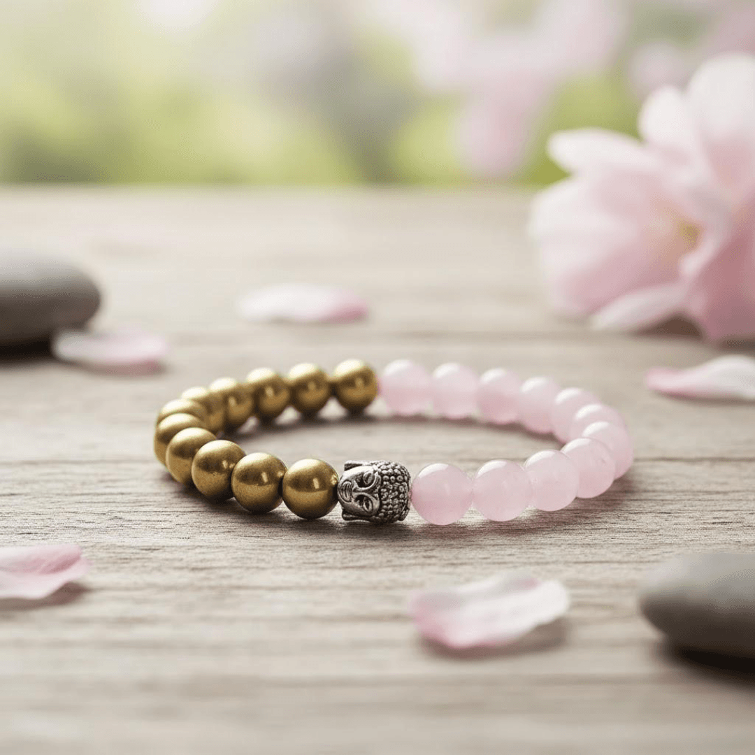 PYRITE & ROSE QUARTZ LOVE & WEALTH