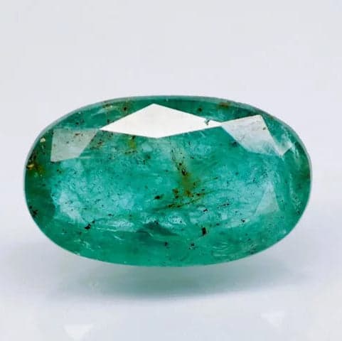 Natural Emerald |38H00| Govt. Lab Certified | Oval Mixed Cut | Green 10047D40587