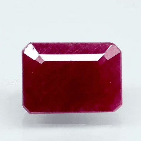 Natural Purplish Red Ruby | Certified Unheated | Octagon Mixed Cut Report No. 9581D38657