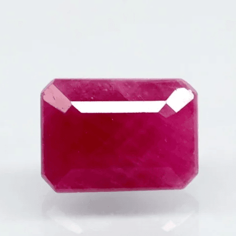 Natural Purplish Red Ruby |18H00| Certified Unheated | Octagon Mixed Cut Report No. 9581D38664