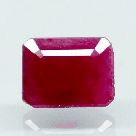 Natural Purplish Red Ruby |15H00| Certified Unheated | Octagon Mixed Cut Report No. 9581D38668