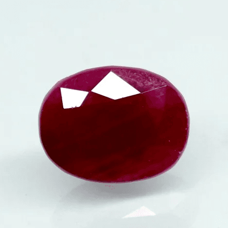Natural Purplish Red Ruby |18H00| Certified Unheated | Oval Mixed Cut Report No. 9581D38672