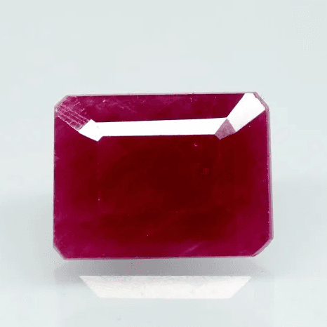 Natural Red Ruby |18H00| Certified Unheated | Octagon Mixed Cut Report No. 9581D38654