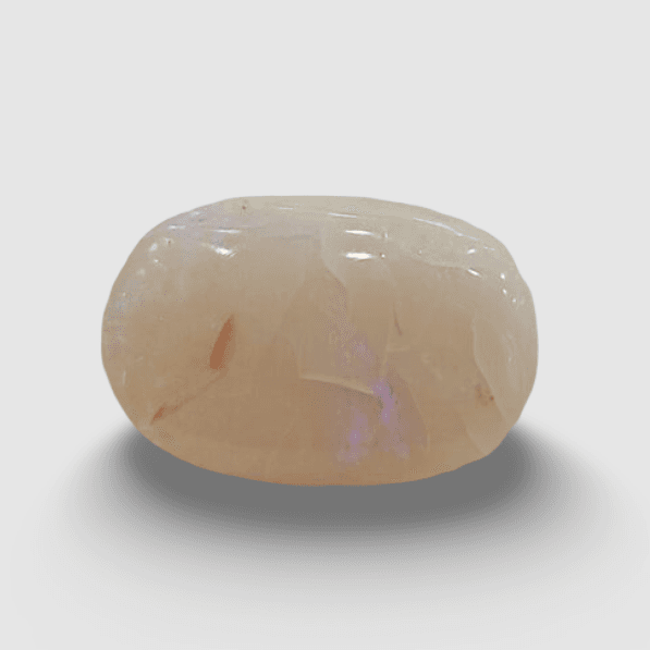 Natural White Opal|8H00| 4.56 Ratti | Oval | Certified No. IGCDKBAJ44657