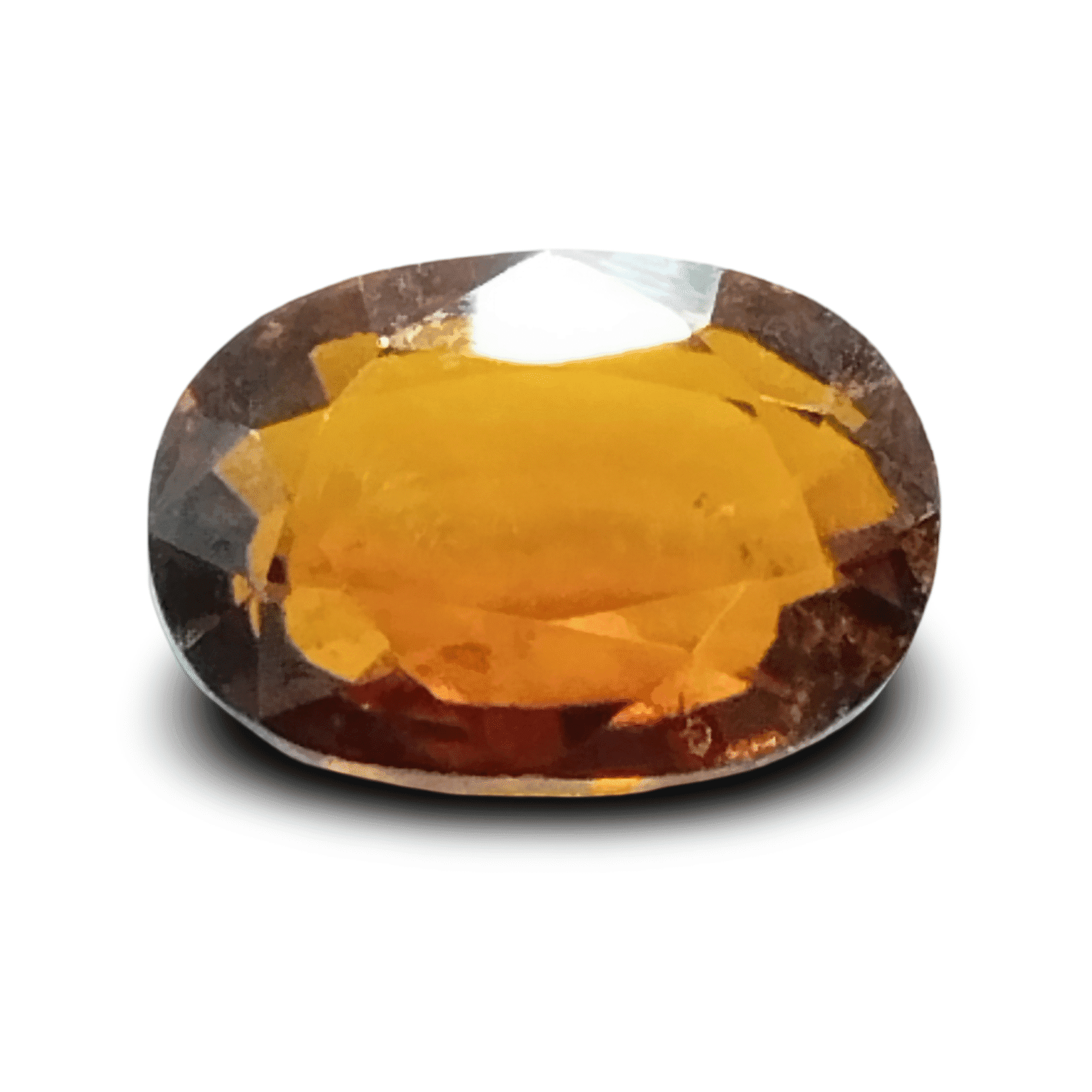 Natural Hessonite Garnet | Oval Mix Cut | Brownish Orange Certificate No.: IGCDKBAJ42705