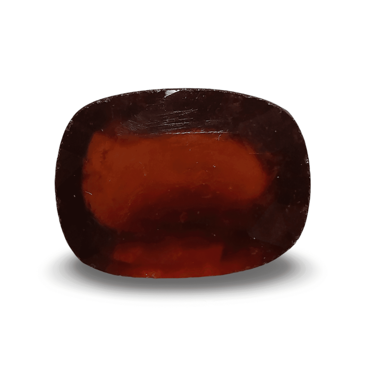 Natural Hessonite Garnet | Brownish Orange | Oval Mixed Cut Certification No.: IGCDKBAJ42746