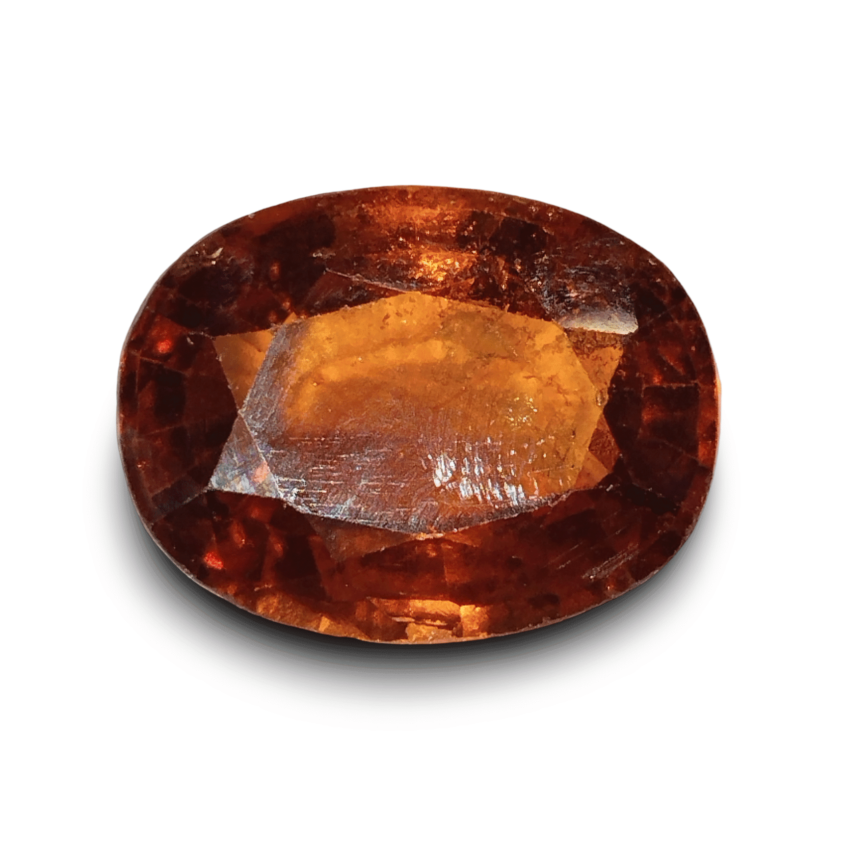 Natural Hessonite (Gomed) | Oval Mix Cut | IGC Certified Certificate Number: IGCDKBAJ42721
