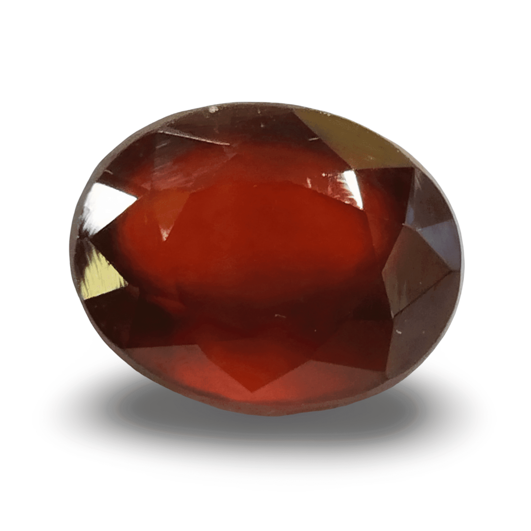 Natural Hessonite Garnet | Brownish Orange | Oval Mix Certificate No.: IGCDKBAJ42742