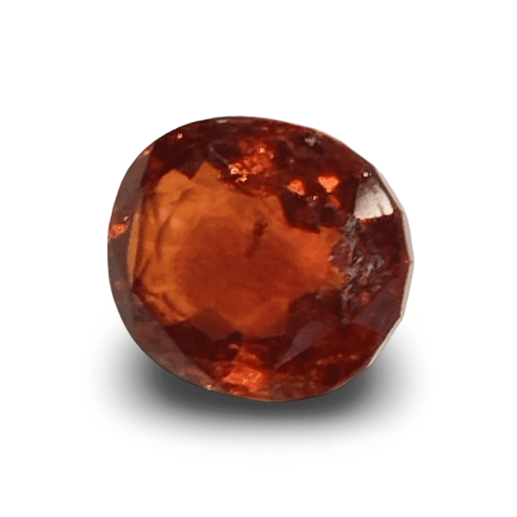 Natural Hessonite (Gomed) | Oval Cut | IGC Certified Certificate No.: IGCDKBAJ48331
