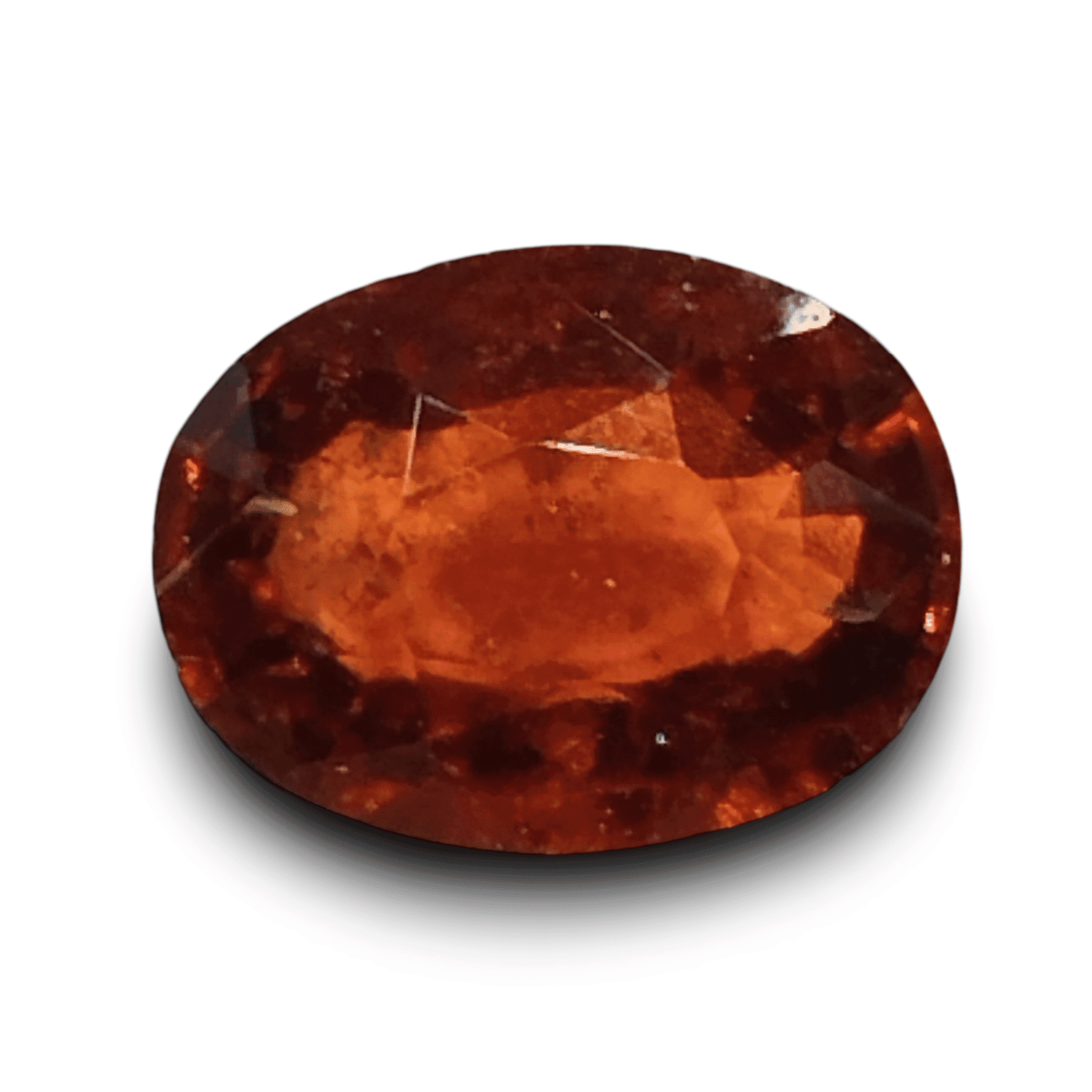 Natural Hessonite Garnet | Certified Oval Cut | Orangish Brown Certificate No.: IGCDKBAJ44640