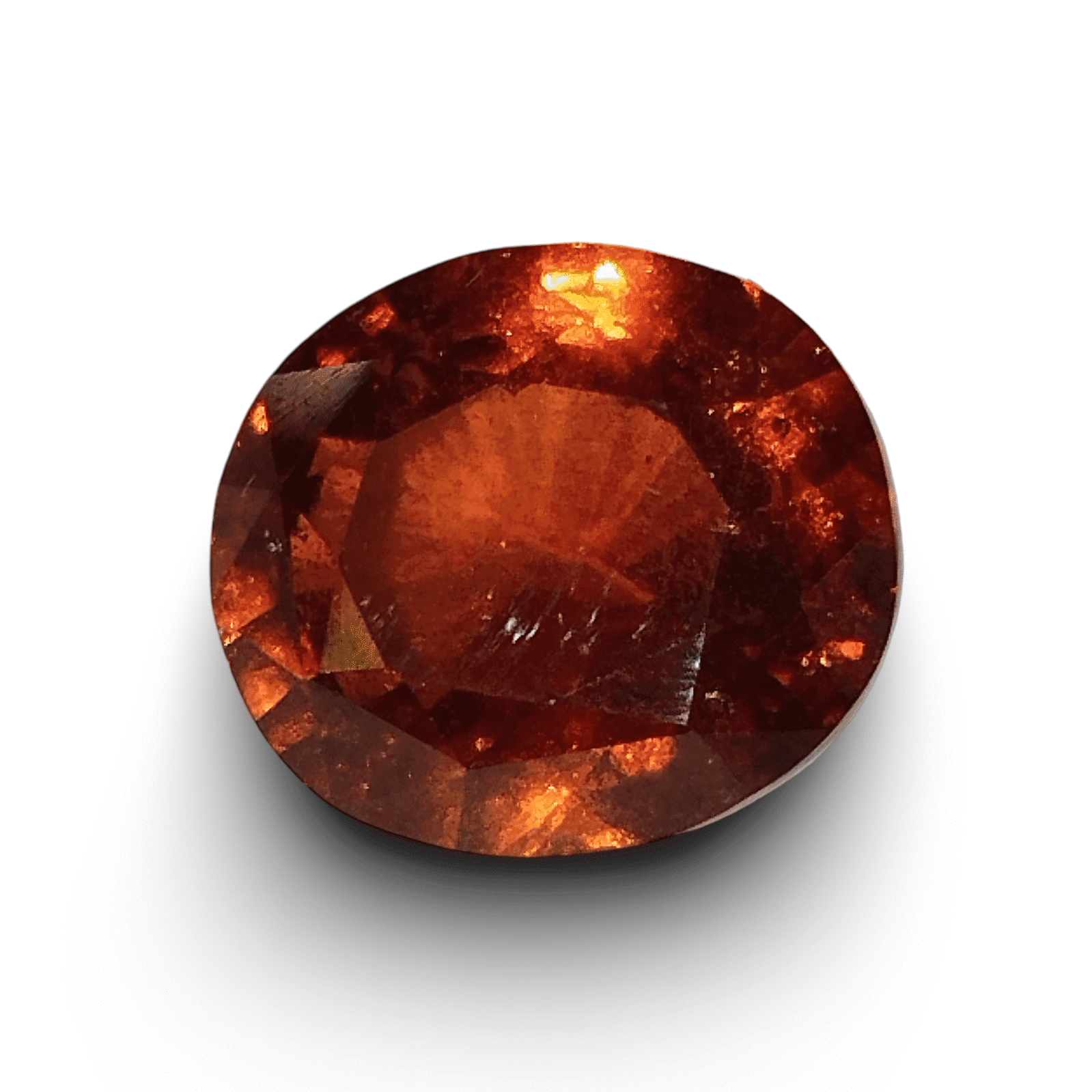 Natural Hessonite (Gomed) | Oval Cut | IGC Certified Certificate Number: IGCDKBAJ48327
