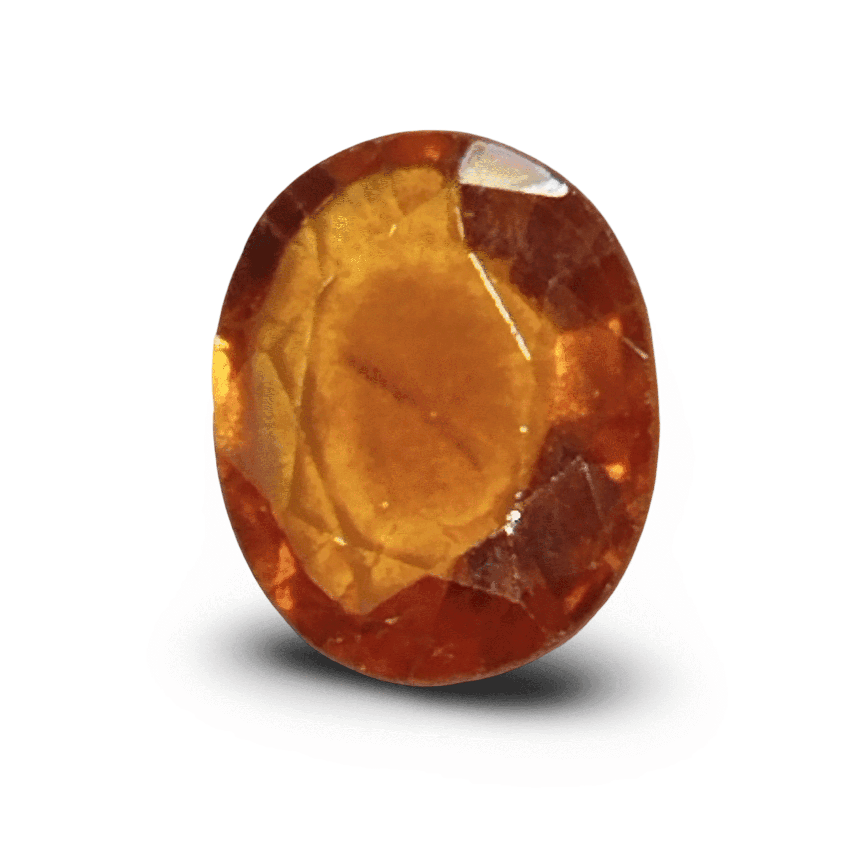 Natural Hessonite Garnet | Certified | Oval Cut | Orangish Brown Certificate No.: IGCDKBAJ48332