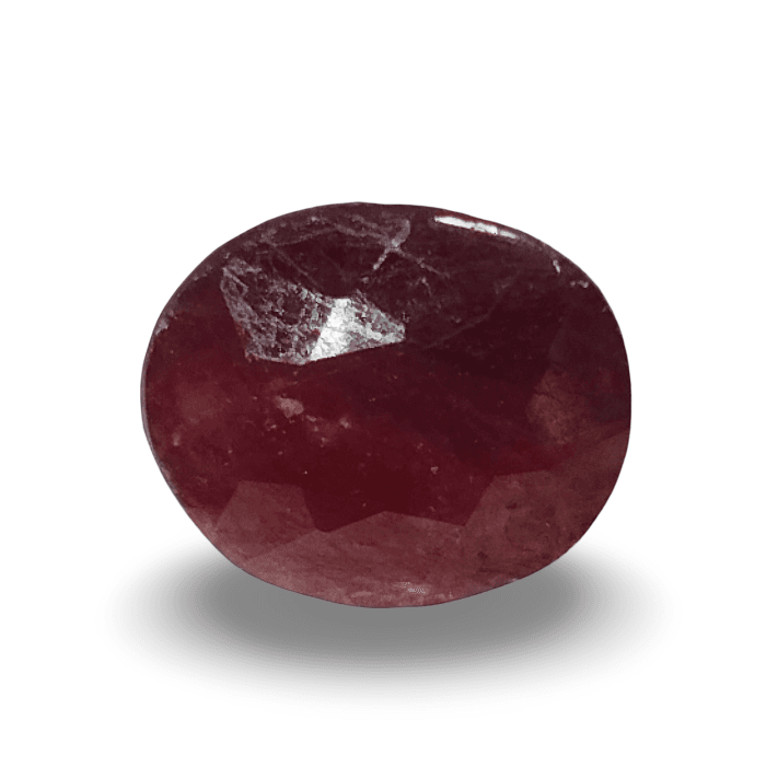 Natural Ruby |5H50| Oval Cut | IGC Certified No.: IGCDKBAJ48344