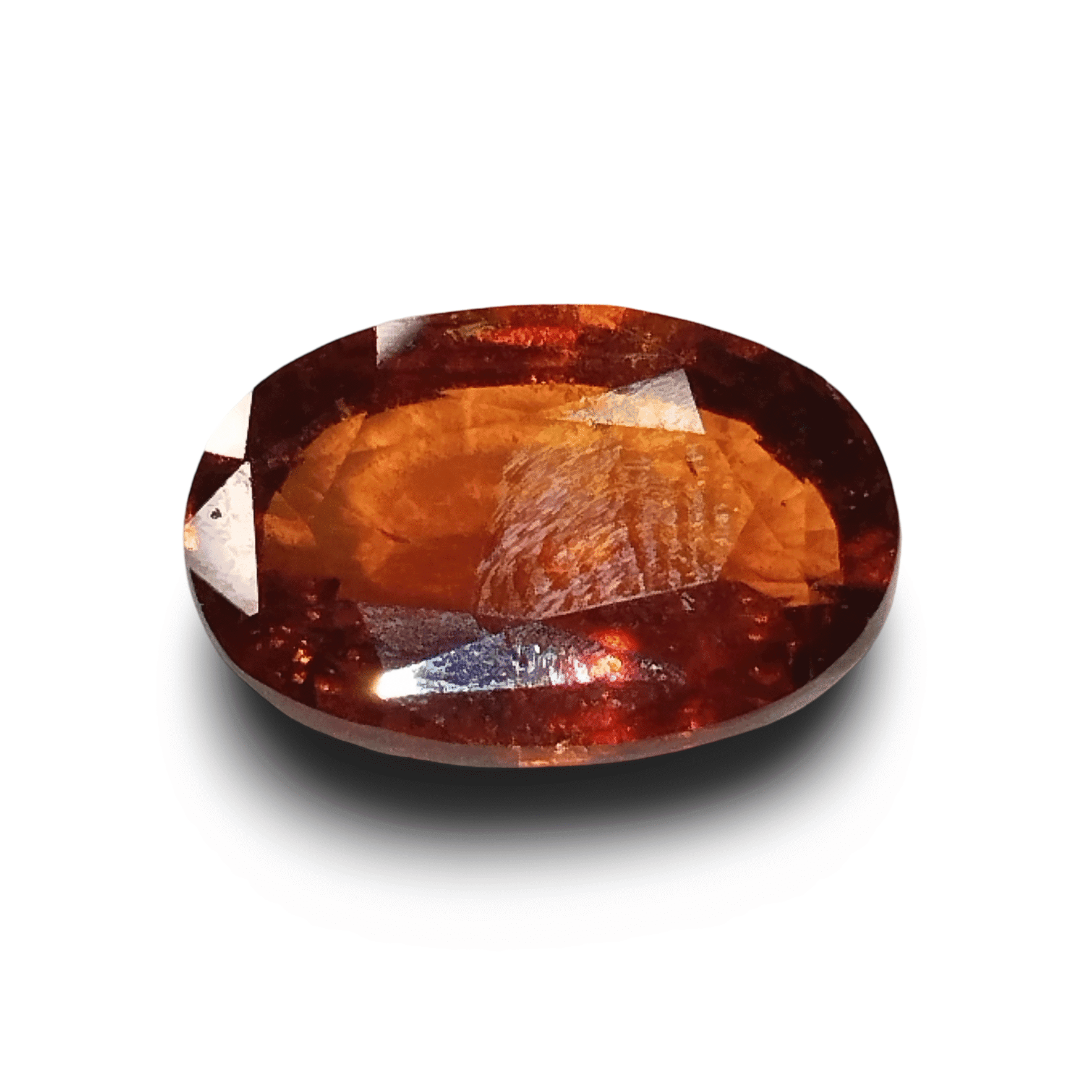 Natural Hessonite (Gomed) | Oval Mix Cut | IGC Certified Certificate Number: IGCDKBAJ42794
