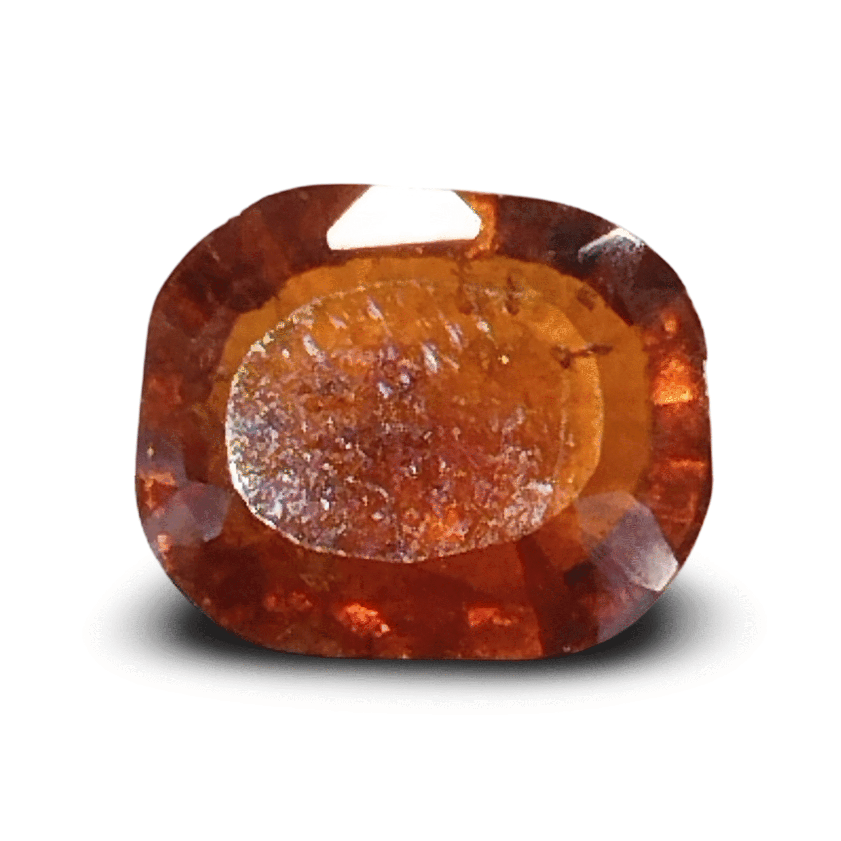 Natural Hessonite (Gomed) | Oval Cut | IGC Certified Certificate No.: IGCDKBAJ48328