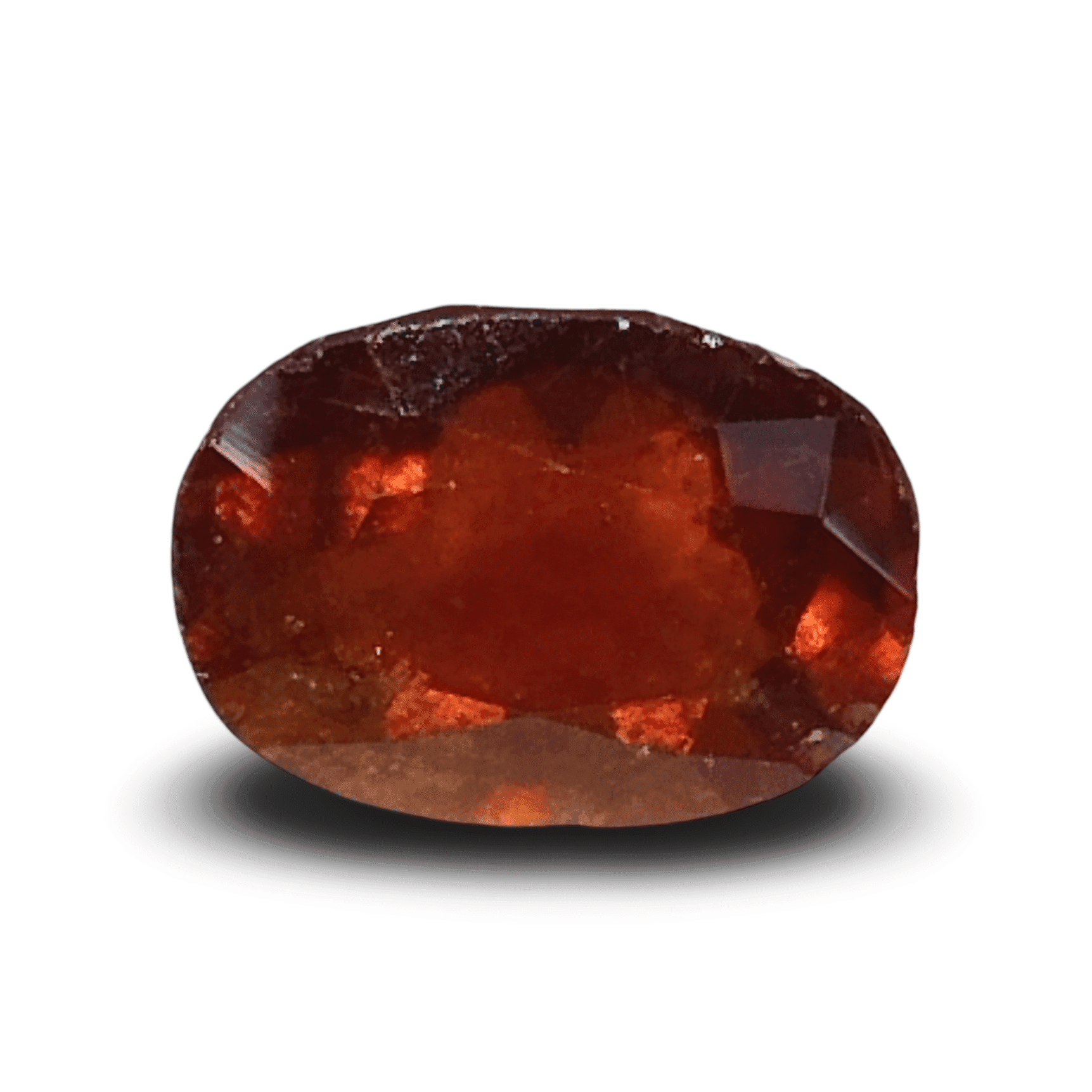 Natural Hessonite (Gomed) | Oval Mix Cut | IGC Certified Certificate No.: IGCDKBAJ42779