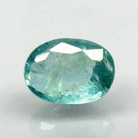 Natural Emerald |40H00| Govt. Lab Certified | Oval Mixed Cut | Green Report No.9498D38444