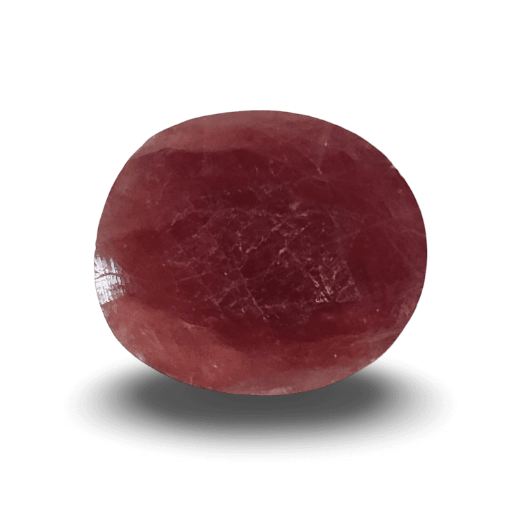 Natural Ruby |5H50| Certified Oval Cut Red Corundum Gemstone No.: IGCDKBAJ44836