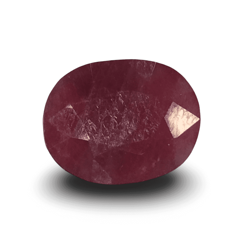 Natural Ruby | Certified Oval Cut Red Corundum No.: IGCDKBAJ44846