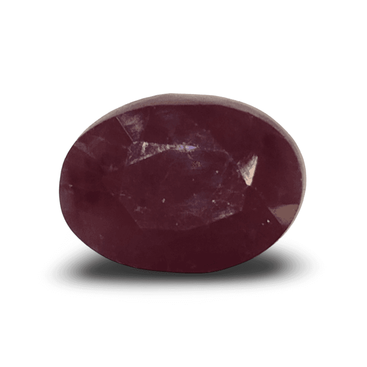 Natural Ruby |5H50| Oval Mix Cut | Deep Red Gemstone | IGC Certified No.: IGCDKBAJ41399