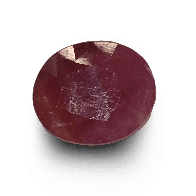Natural Ruby |5H50| Oval Mix Cut | IGC Certified No.: IGCDKBAJ41387