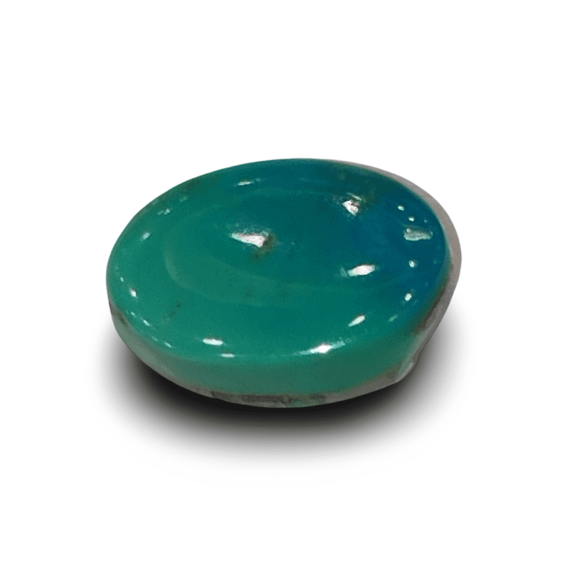 Natural Turquoise | Certified Sea Blue Oval Gemstone Certificate No.: IGCDKBAJ44700