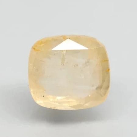 Natural Yellow Sapphire |80H00| Cushion Mixed Cut | Transparent | Govt. Lab Certified | Unheated | 10280D41719