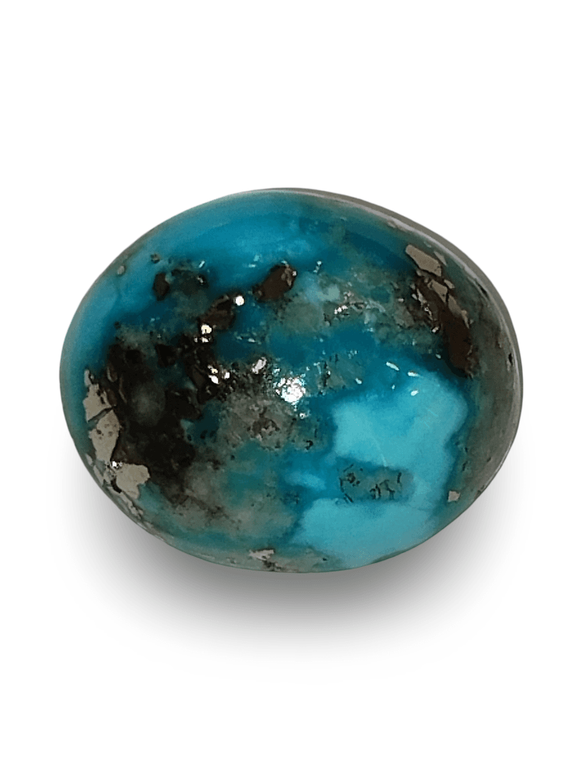 Natural Turquoise | Oval | Sky Blue Matrix | IGC Certified Certification: IGC (IGCDKBAJ47490)