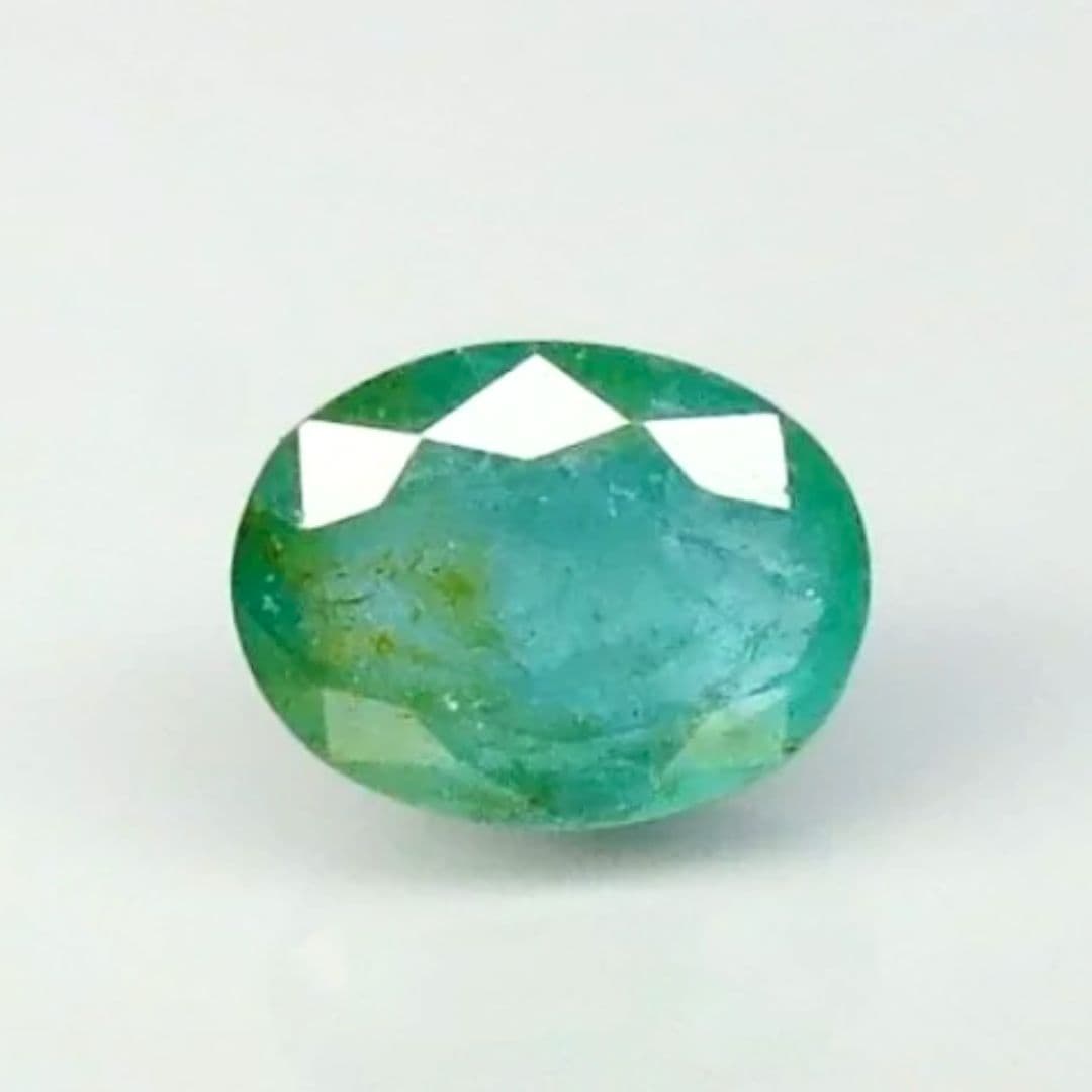 Natural Emerald |32H00| Govt. Lab Certified | Oval Mixed Cut | 8891D36295