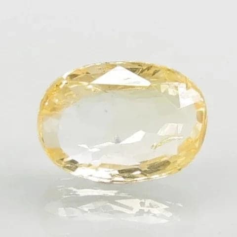 Natural Yellow Sapphire |280H00| Oval Cut | Transparent | Govt. Lab Certified | Report No 6699D25927