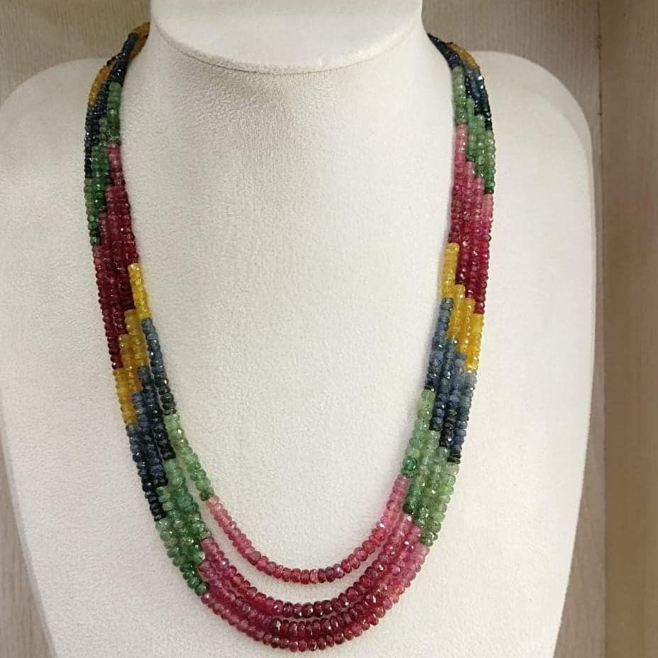 Rainbow 4 String Necklace: A Dazzling Celebration of Color