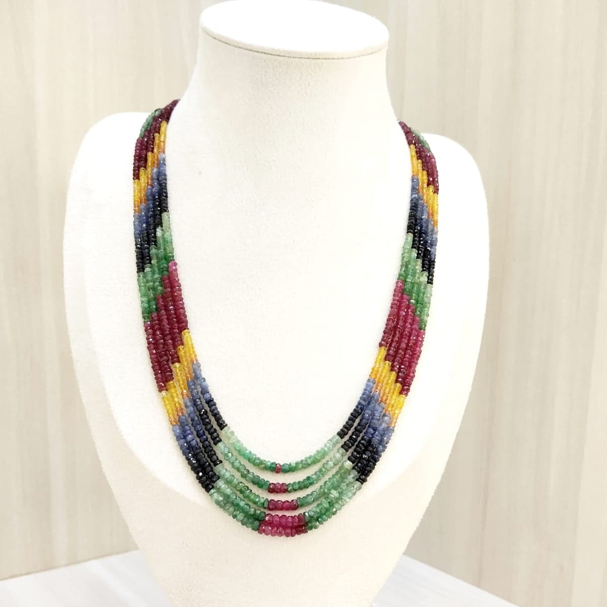 Rainbow 5 String Necklace: A Dazzling Celebration of Color