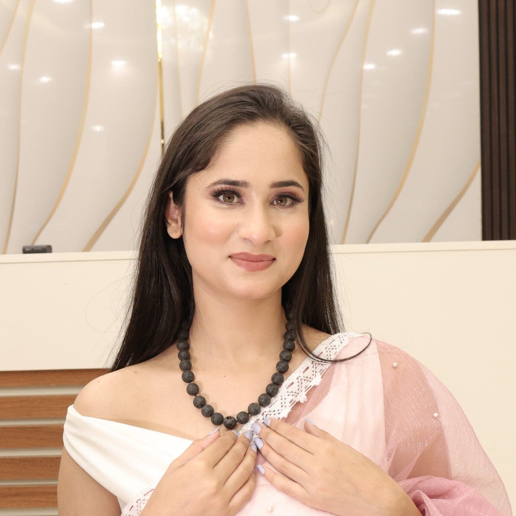 Lava Beads Necklace P.063