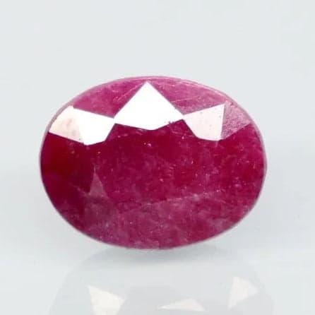 Natural Ruby |12H50| Oval Cut| Lab Certified No. 10749D43355