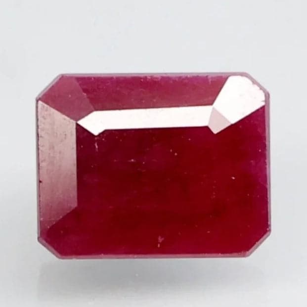 Natural Ruby |18H00| Octagon Step | Untreated | Govt. Lab Certified | 10805D43605