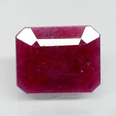 Natural Ruby |12H50| Octagon Step Cut| Lab Certified No. 10847D43817