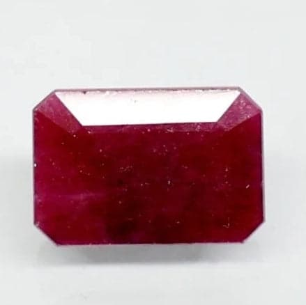 Natural Ruby |12H00| Octagon Step | Untreated | Govt. Lab Certified | 10847D43814