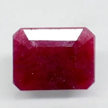 Natural Ruby | 12H00| Octagon Step | Untreated | Govt. Lab Certified | 10847D43812