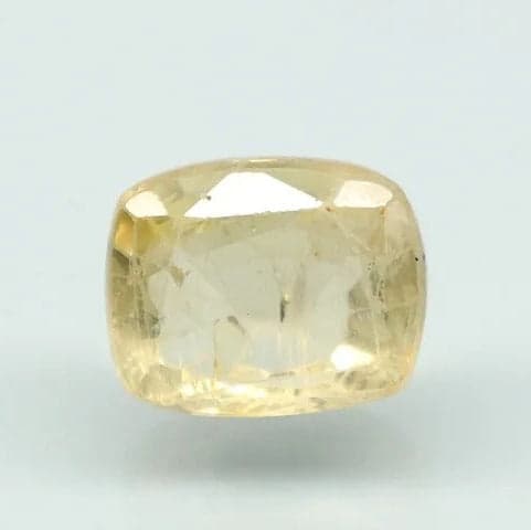 Natural Yellow Sapphire |KB 65K00| Cushion Mixed | Transparent | Govt. Lab Certified | Report No. 11934D48148