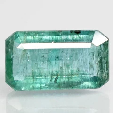 Natural Emerald |55K00| Govt. Lab Certified | Octagon Step| Report No- 12758D52404