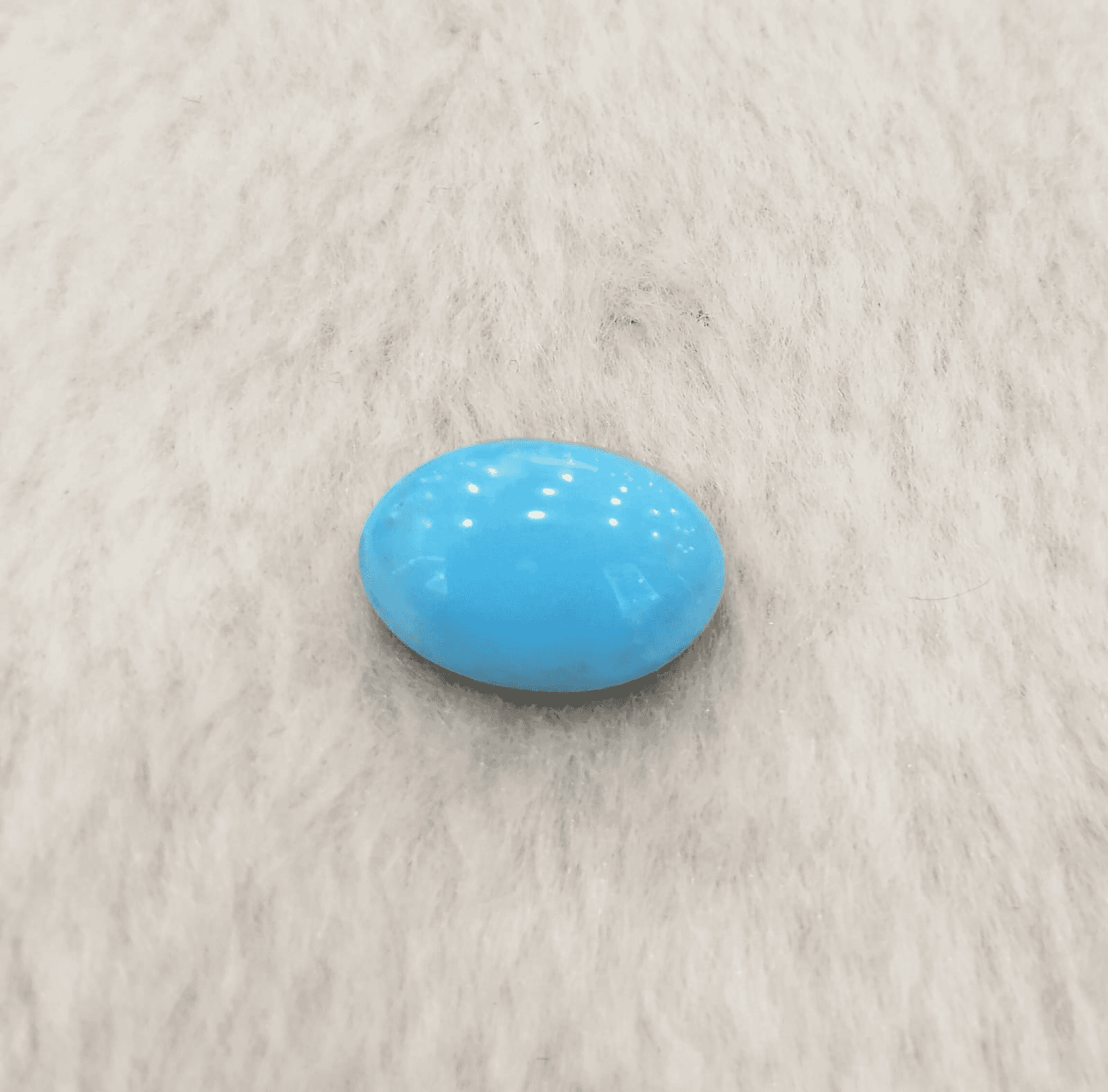 8.42 Ratti Natural Turquoise | IGC Certified | Oval | Matrix Sea Blue
